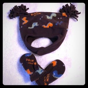 Baby winter hat & mitten set